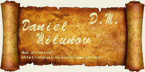 Daniel Milunov vizit kartica